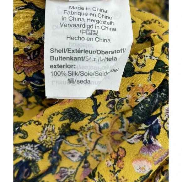 Madewell x Karen Walker Silk Floral Loretta Dress size 4 - Picture 12 of 12